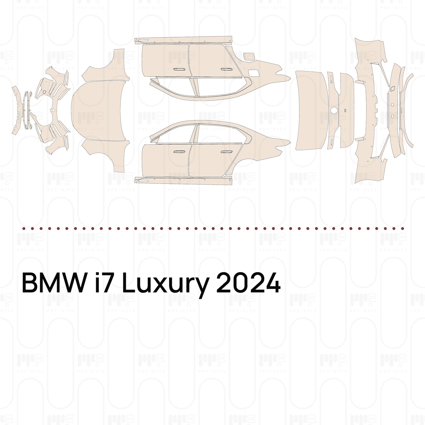 PPF prédécoupé BMW i7 Luxury 2024