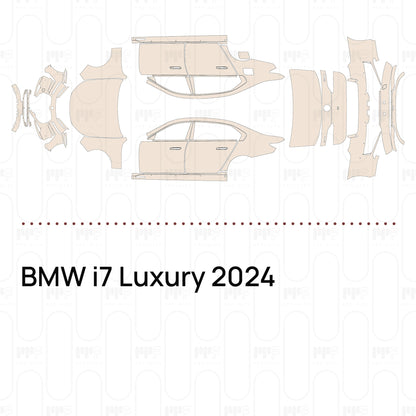 PPF prédécoupé BMW i7 Luxury 2024