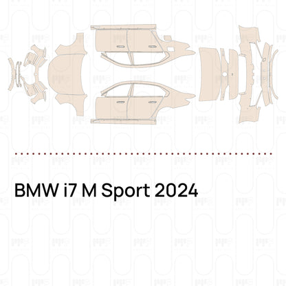 PPF prédécoupé BMW i7 M Sport 2024