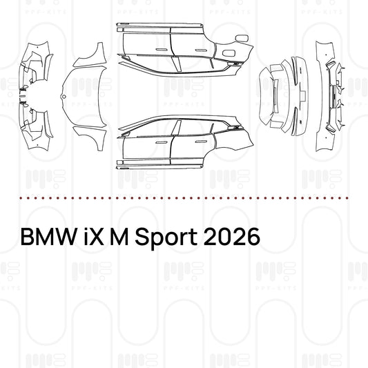 PPF prédécoupé BMW iX M Sport 2026