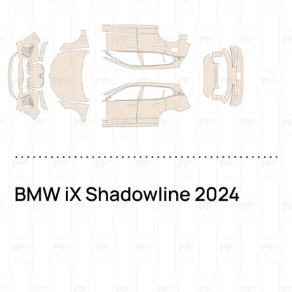 PPF prédécoupé BMW iX Shadowline 2024