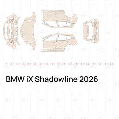 PPF prédécoupé BMW iX Shadowline 2026