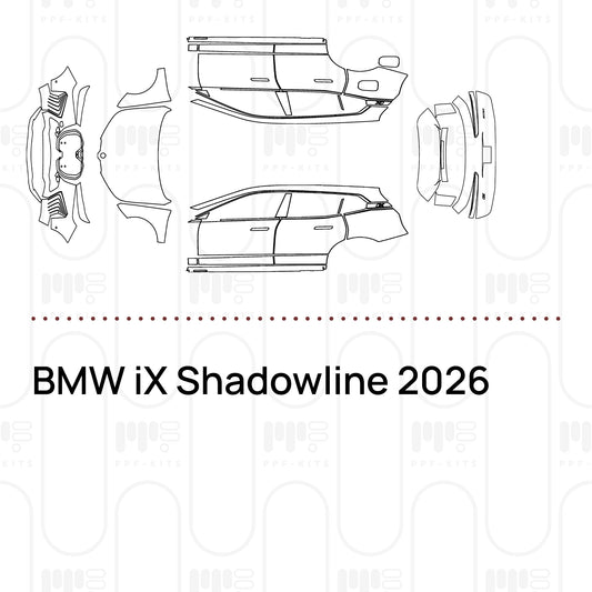 PPF prédécoupé BMW iX Shadowline 2026
