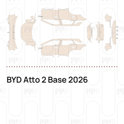 PPF prédécoupé BYD Atto 2 Base 2026