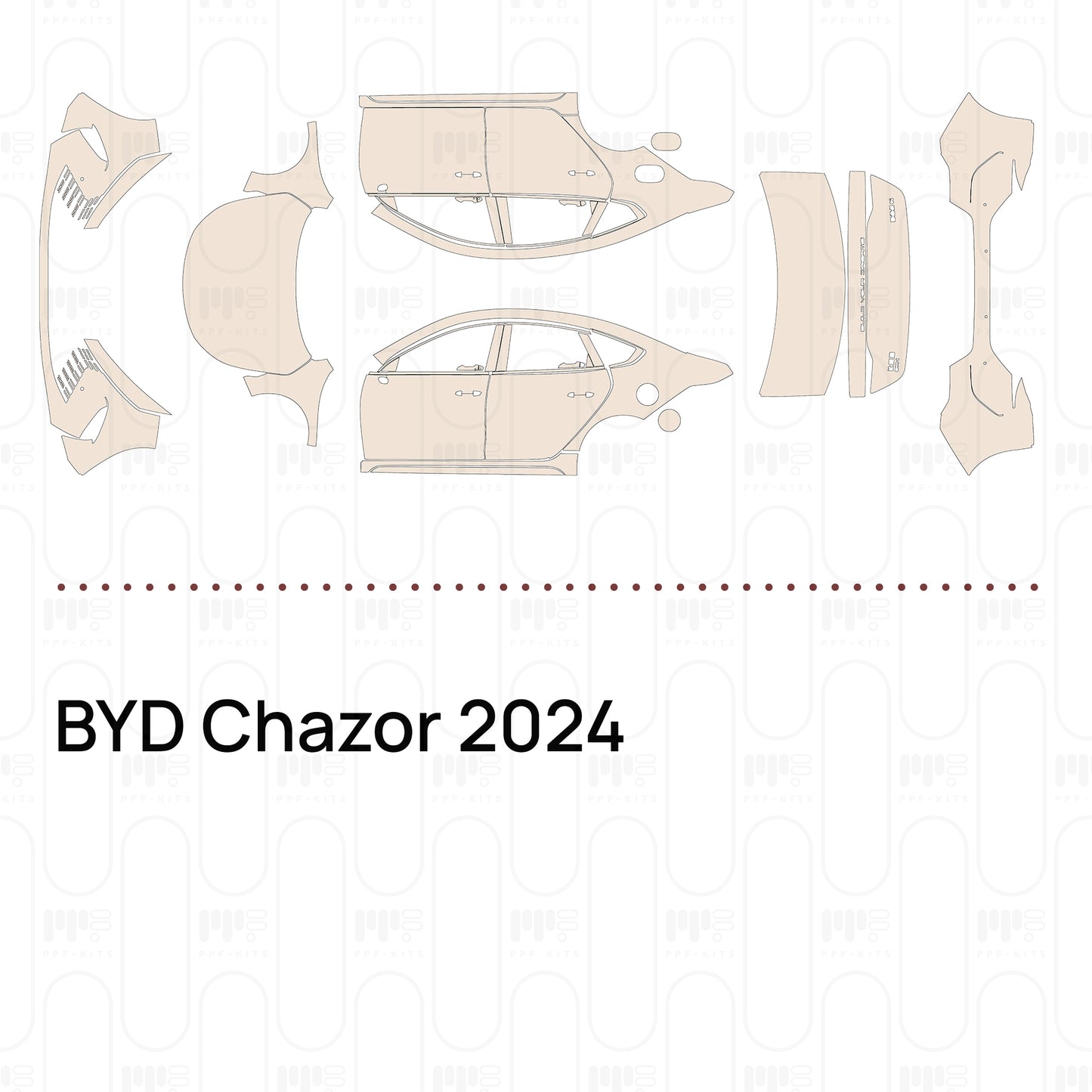 PPF prédécoupé BYD Chazor 2024