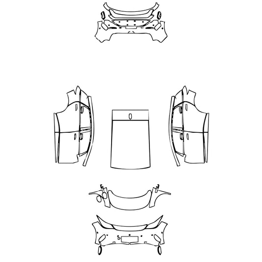 Pre-Cut PPF BYD Dolphin (CN) Intelligent driving version 2025 - PPF-Kits
