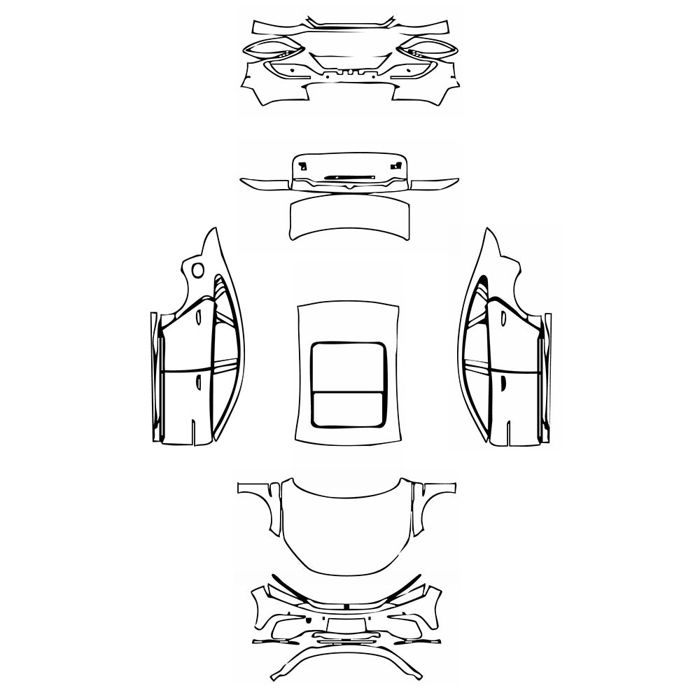 Pre-Cut PPF BYD Han EV 2022 - PPF-Kits