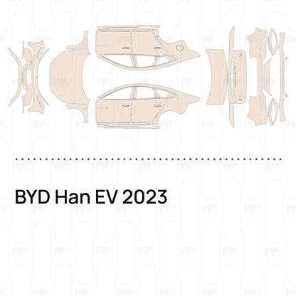 PPF prédécoupé BYD Han EV 2023