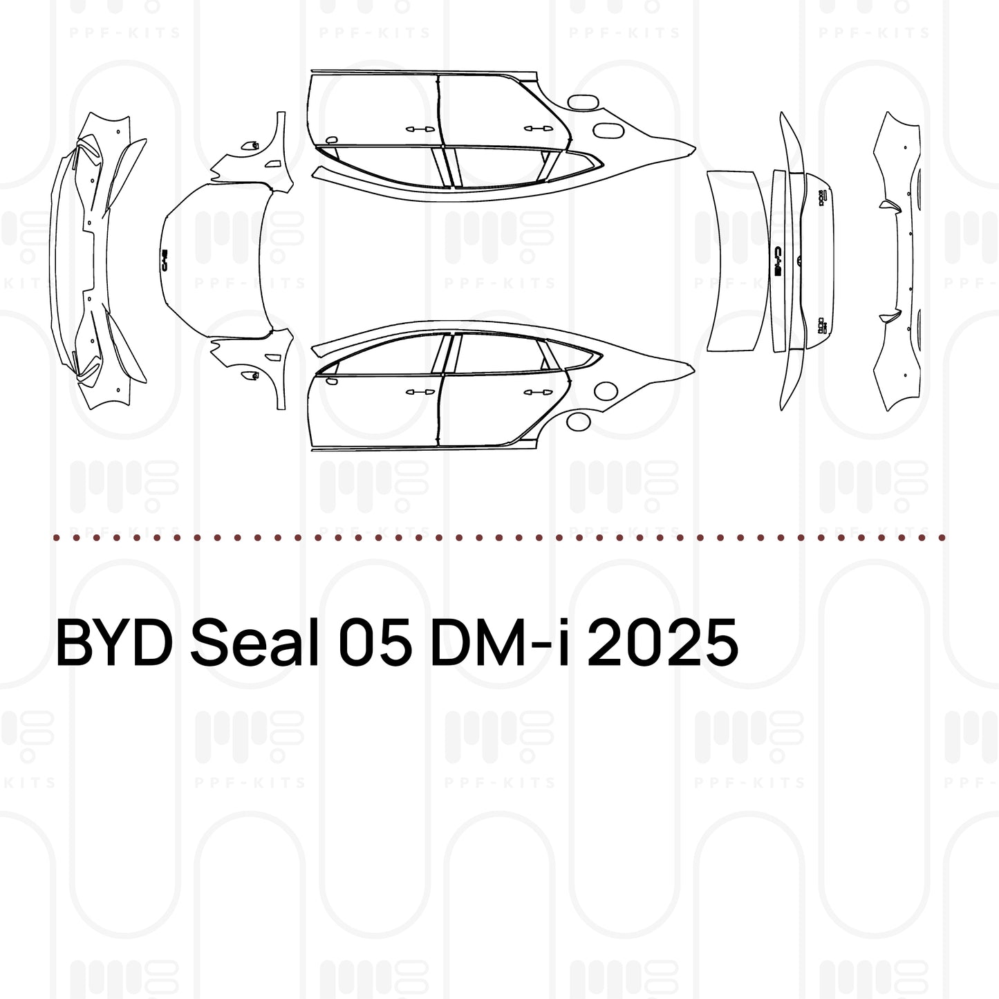 PPF prédécoupé BYD Seal 05 DM-i 2025