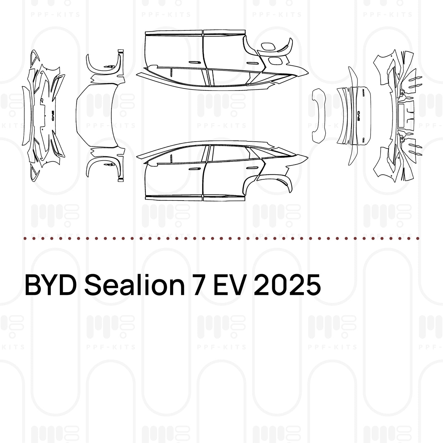 PPF prédécoupé BYD Sealion 7 EV 2025