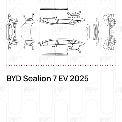 PPF prédécoupé BYD Sealion 7 EV 2025