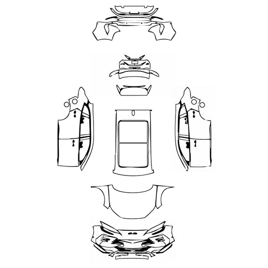 Pre-Cut PPF BYD Song Plus DM-i 2023 - PPF-Kits