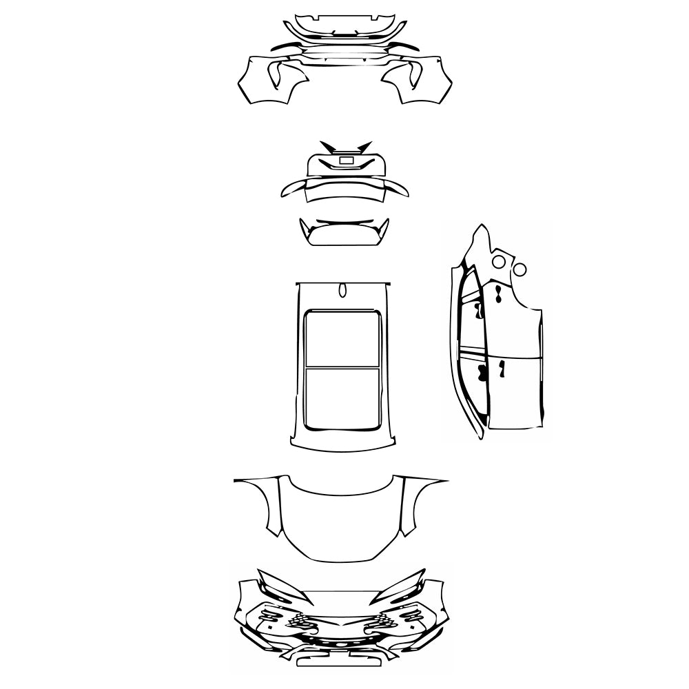 Pre-Cut PPF BYD Song Plus DM-i 2025 - PPF-Kits