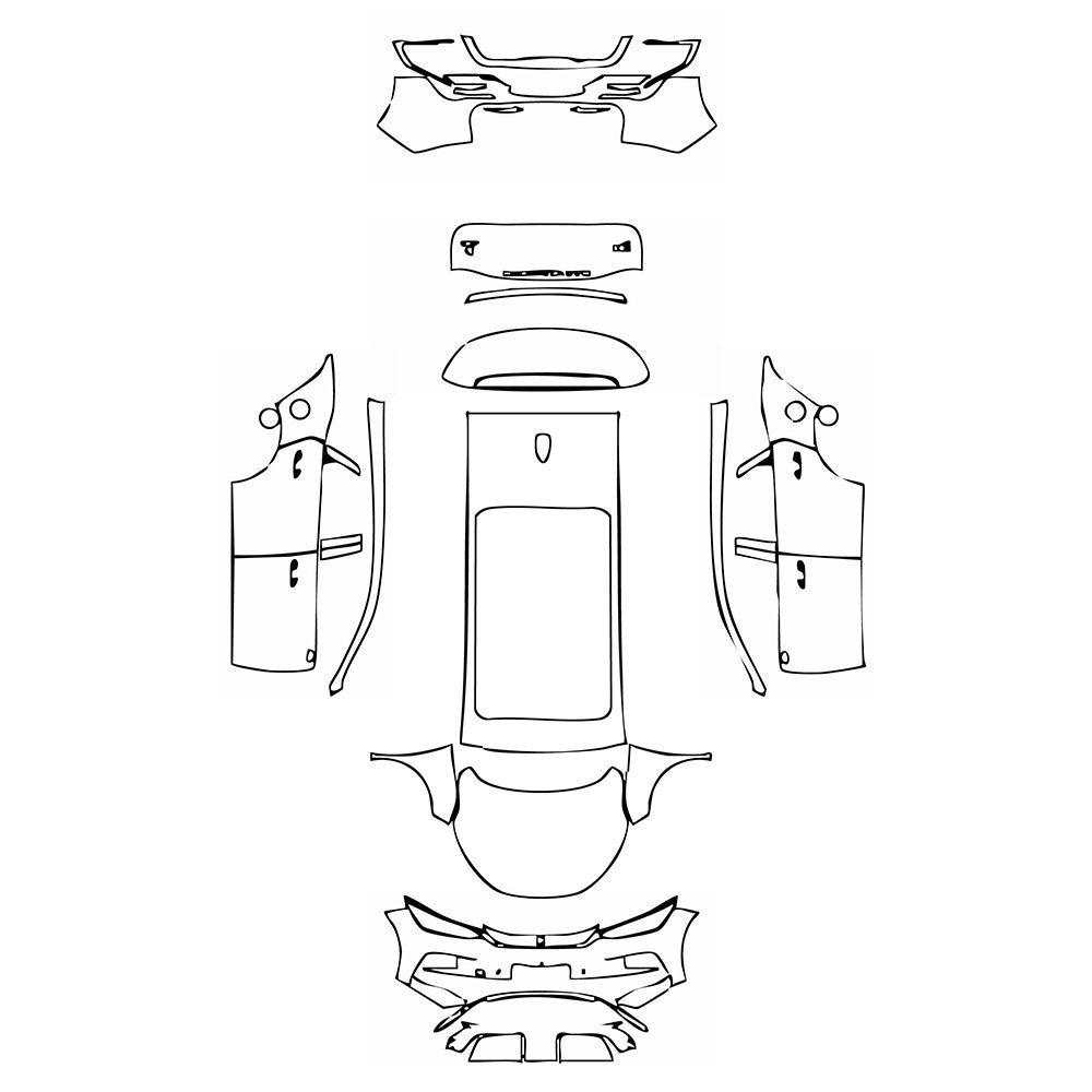 Pre-Cut PPF BYD Tang New Energy EV 2024 - PPF-Kits