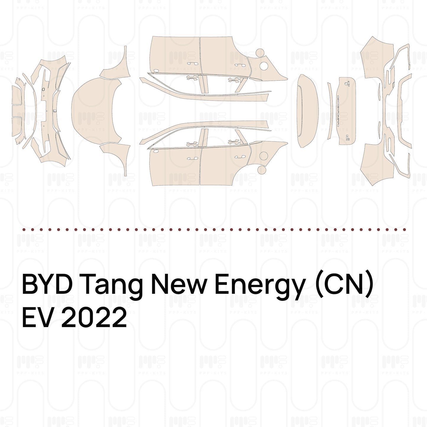PPF prédécoupé BYD Tang New Energy (CN) EV 2022