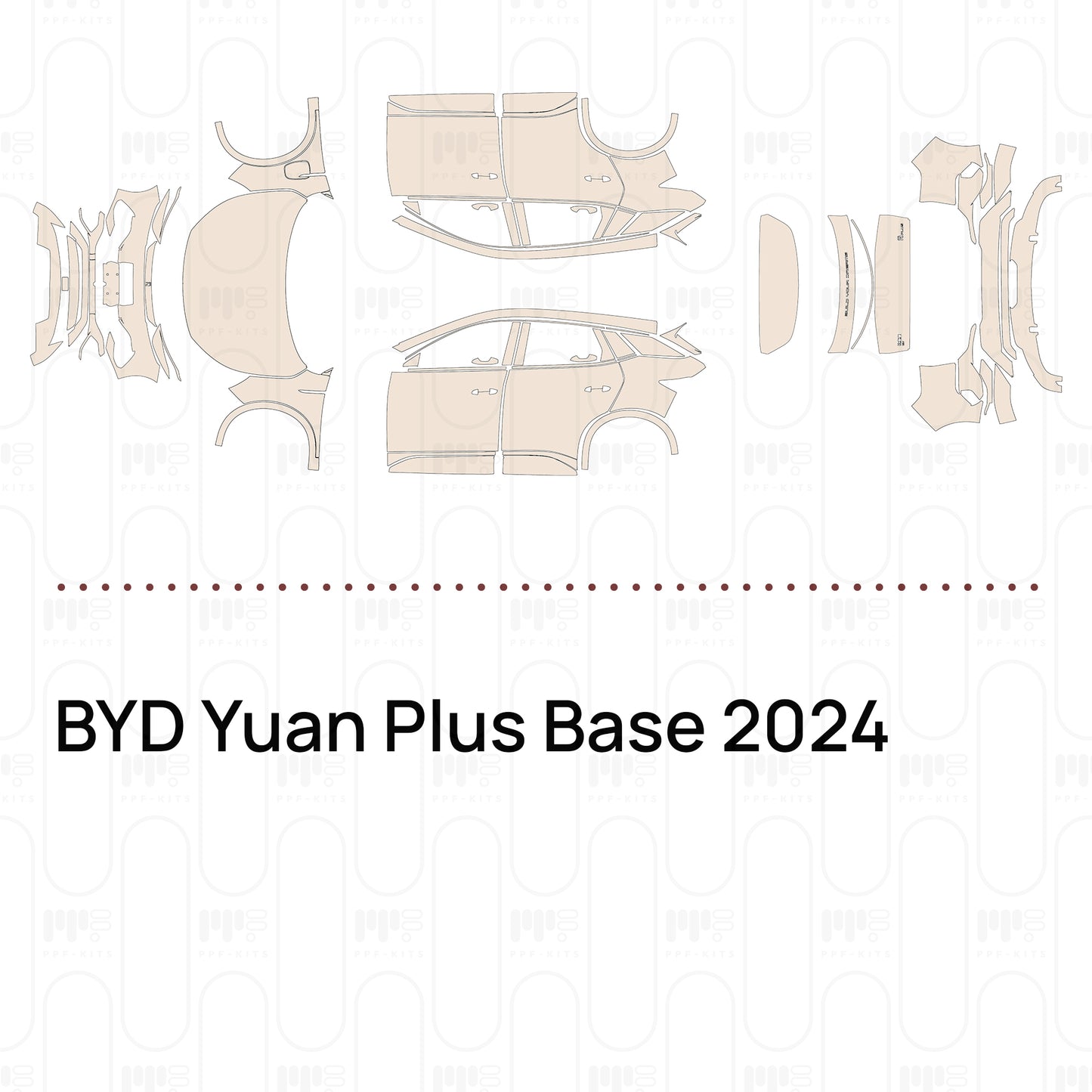 PPF prédécoupé BYD Yuan Plus Base 2024