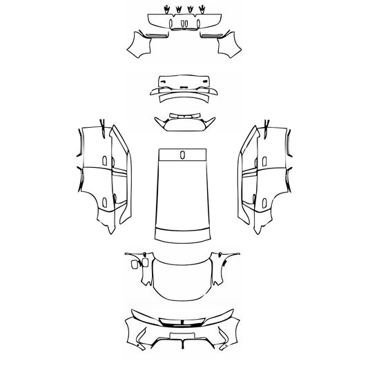 Pre-Cut PPF BYD Yuan UP 2024 - PPF-Kits