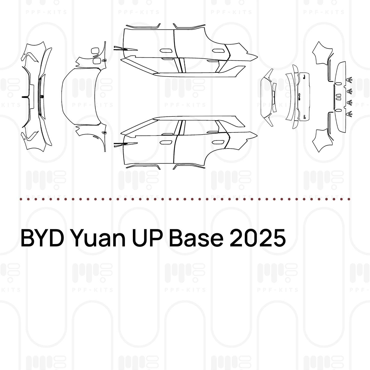 PPF prédécoupé BYD Yuan UP Base 2025