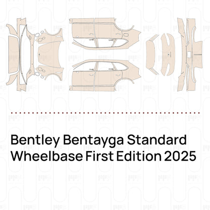 PPF prédécoupé Bentley Bentayga Standard Wheelbase First Edition 2025
