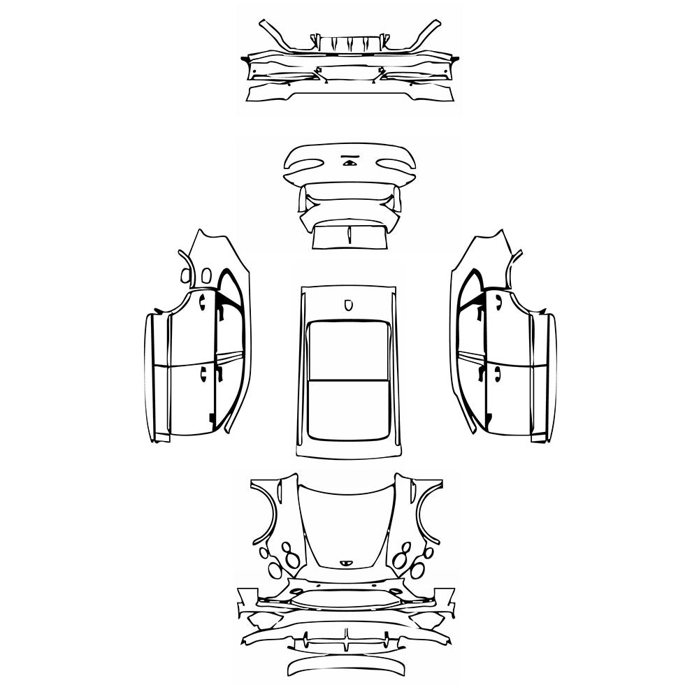 Pre-Cut PPF Bentley Bentayga Standard Wheelbase Speed 2021 - PPF-Kits