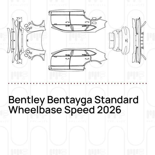 Pre-Cut PPF Bentley Bentayga Standard Wheelbase Speed 2026