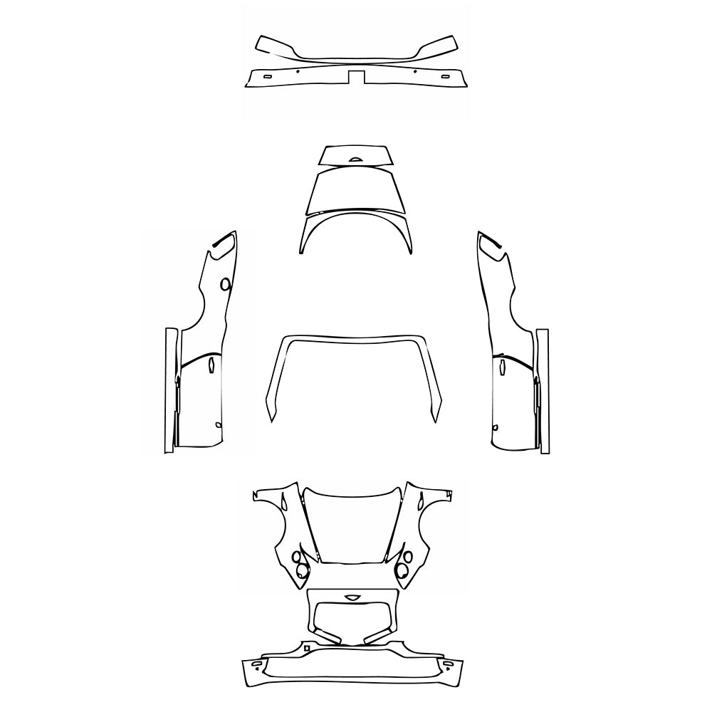 Pre-Cut PPF Bentley Continental GT Convertible 2016 - PPF-Kits