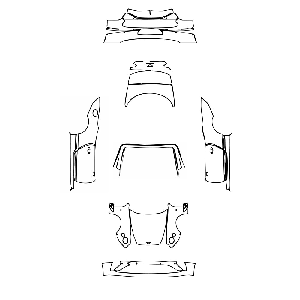 Pre-Cut PPF Bentley Continental GT Convertible 2023 - PPF-Kits