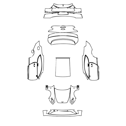 Pre-Cut PPF Bentley Continental GT Coupe 2019 - PPF-Kits