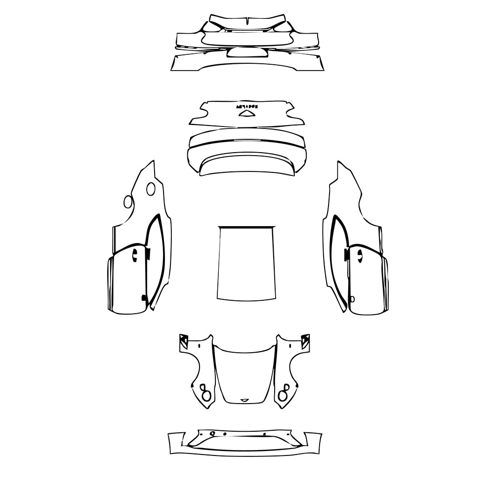 Pre-Cut PPF Bentley Continental GT Coupe 2022 - PPF-Kits