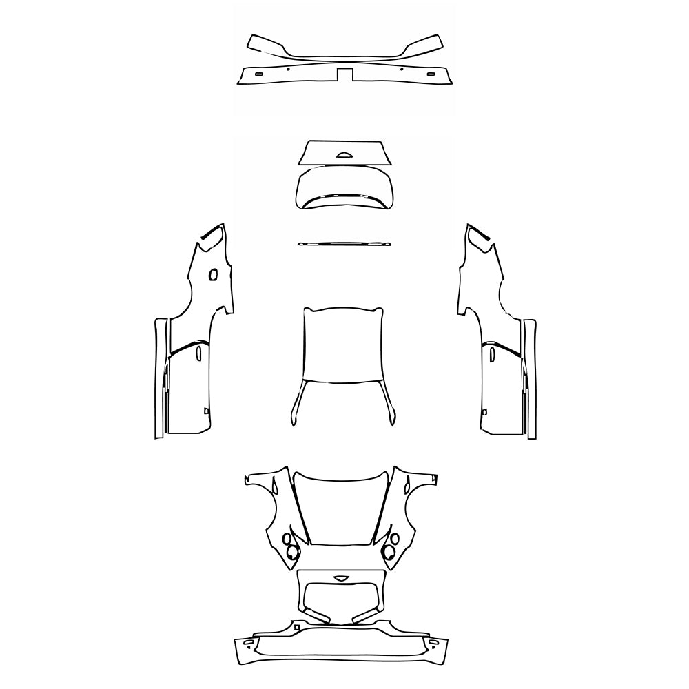 Pre-Cut PPF Bentley Continental GT V8 Coupe 2016 - PPF-Kits