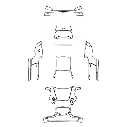 Pre-Cut PPF Bentley Continental GT V8 Coupe 2017 - PPF-Kits