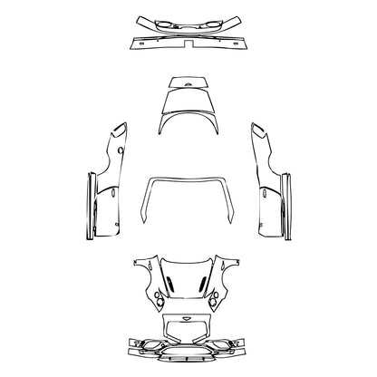 Pre-Cut PPF Bentley Continental Super Sports Convertible 2018 - PPF-Kits