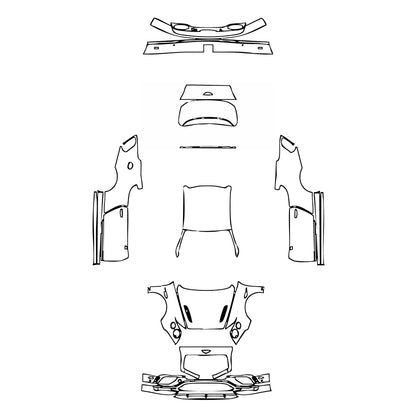 Pre-Cut PPF Bentley Continental Super Sports Coupe 2018 - PPF-Kits