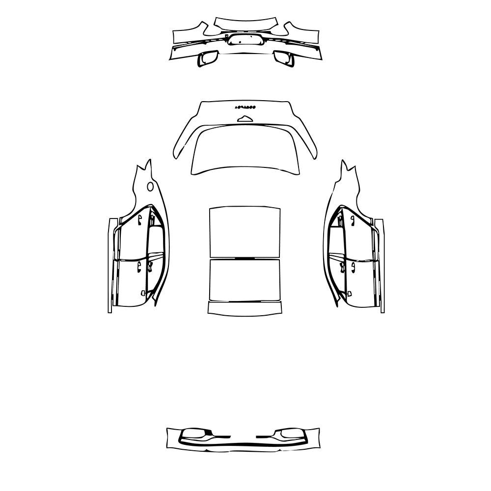 Pre-Cut PPF Bentley Flying Spur V8 2021 - PPF-Kits
