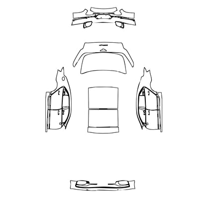 Pre-Cut PPF Bentley Flying Spur V8 2023 - PPF-Kits