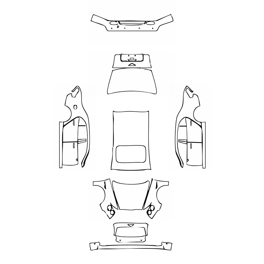 Pre-Cut PPF Bentley Flying Spur W12 2018 - PPF-Kits