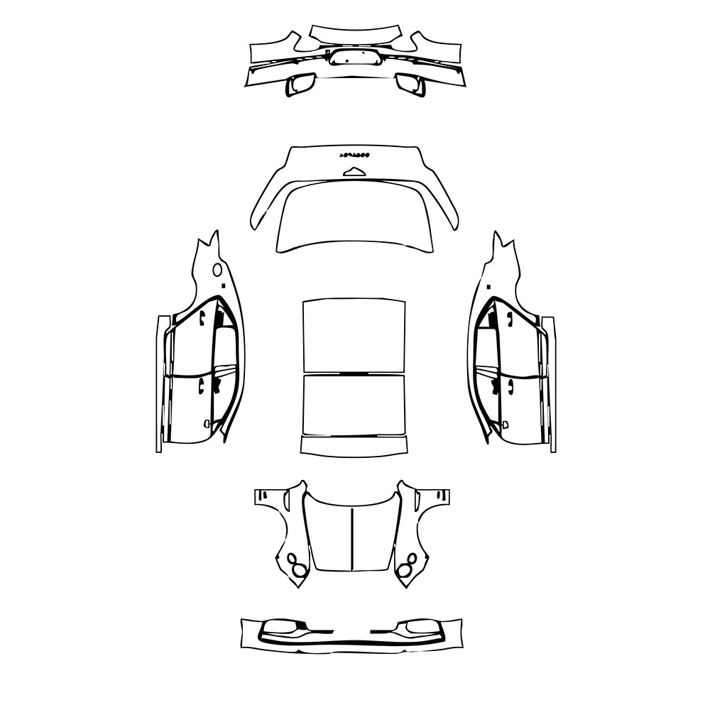 Pre-Cut PPF Bentley Flying Spur W12 2022 - PPF-Kits