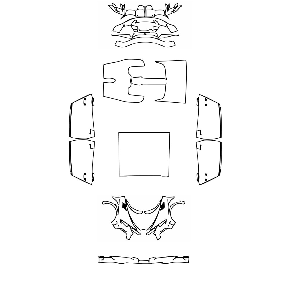 Pre-Cut PPF Bugatti Chiron Chiron Super Sport 2022 - PPF-Kits