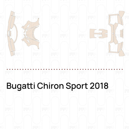 PPF prédécoupé Bugatti Chiron Sport 2018