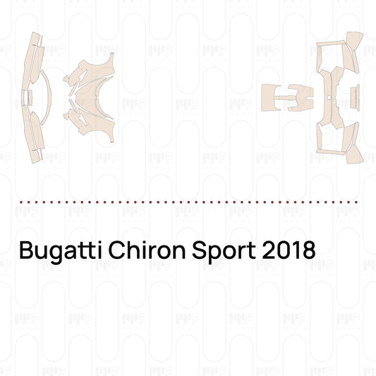 PPF prédécoupé Bugatti Chiron Sport 2018