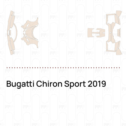 PPF prédécoupé Bugatti Chiron Sport 2019