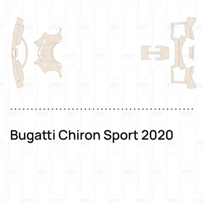 PPF prédécoupé Bugatti Chiron Sport 2020