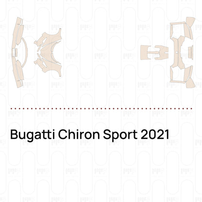 PPF prédécoupé Bugatti Chiron Sport 2021