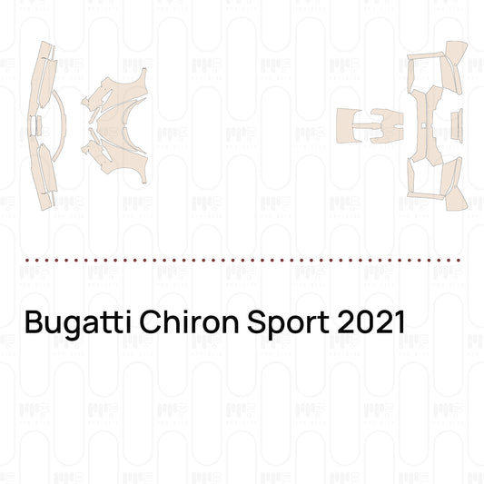 PPF prédécoupé Bugatti Chiron Sport 2021