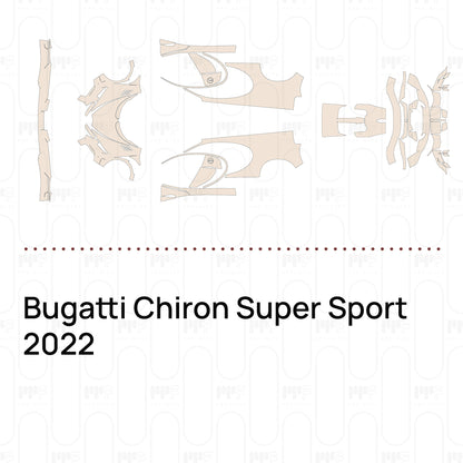 PPF prédécoupé Bugatti Chiron Super Sport 2022