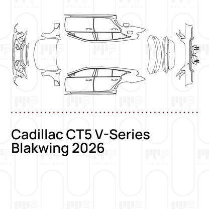 PPF prédécoupé Cadillac CT5 V-Series Blakwing 2026