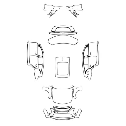 PPF prédécoupé Cadillac CT5 (US) Luxury 2025