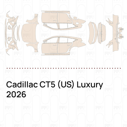 PPF prédécoupé Cadillac CT5 (US) Luxury 2026