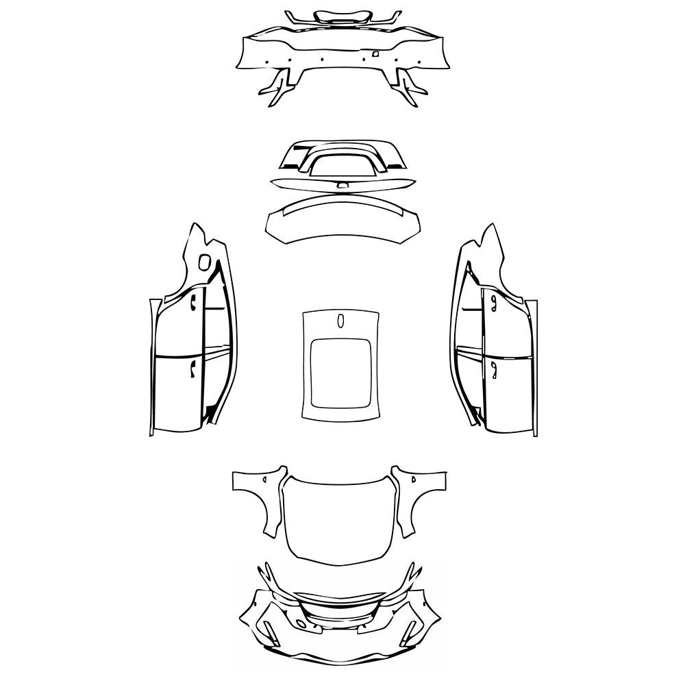 Pre-Cut PPF Cadillac CT5 (US) Sport 2021 - PPF-Kits