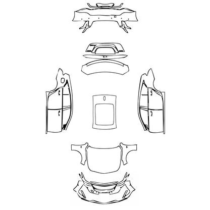 Pre-Cut PPF Cadillac CT5 (US) Sport 2022 - PPF-Kits